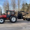 1990 Valmet 805 Tractor with logger trailer Moheda FMW 4000 Euro